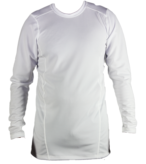 Shirts - White Long Sleeve Shirt